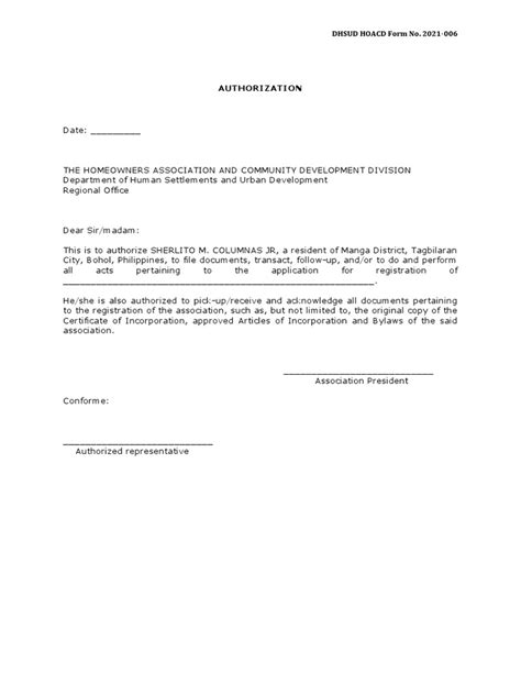 dhsud downloadable forms pdf|Authorization: DHSUD HOACD Form No. 2021.